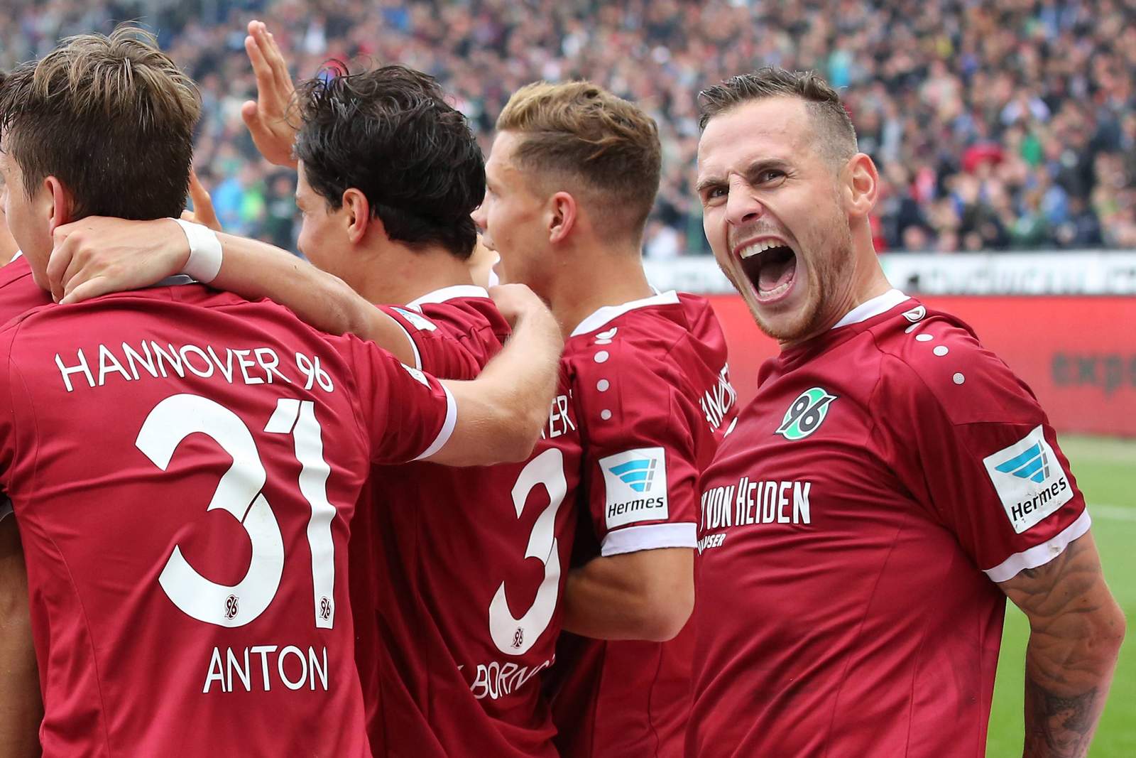 bakalorz hannover 2.bundesliga Marvin Bakalorz jubelt nach Tor