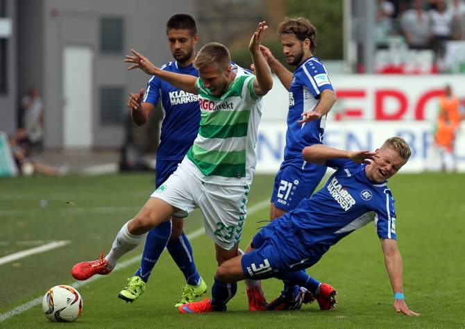 Setzt sich Stiepermann gegen Nazarov durch? Unser Tipp: KSC gewinnt gegen Fürth