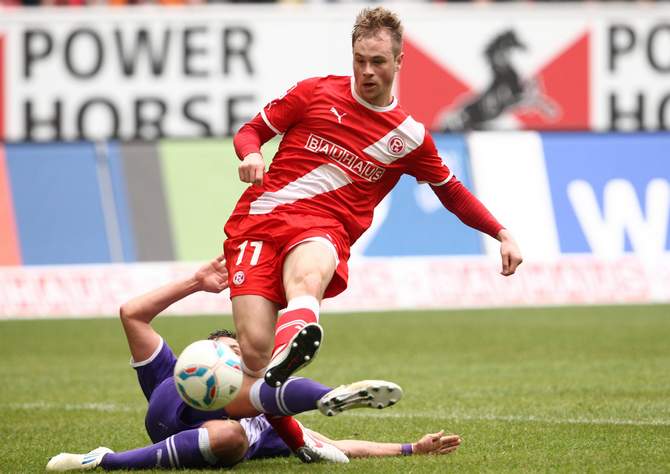 Maximilian Beister im Trikot von Fortuna Düsseldorf