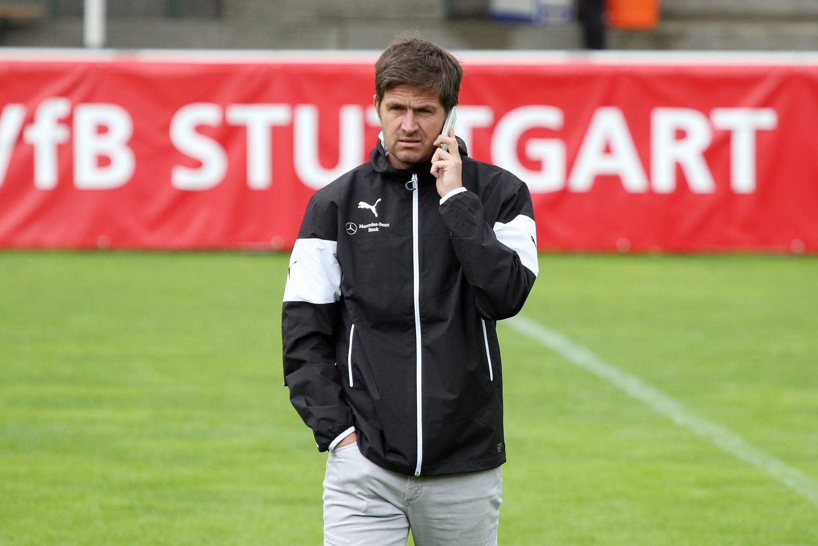 Ralf Becker als Scout vom VfB Stuttgart
