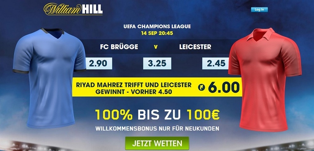 quoten brügge leicester champions league Screenshot Quoten Brügge vs Leicester