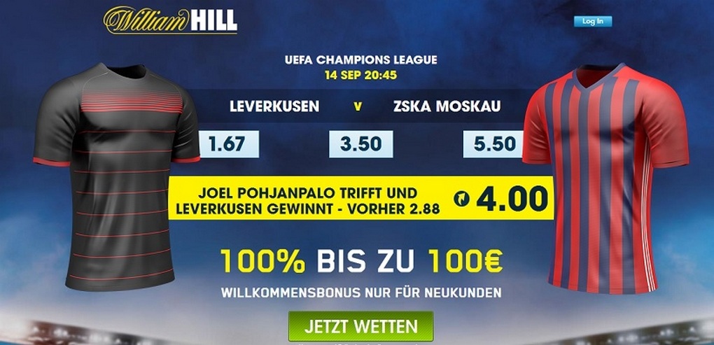 quoten leverkusen zska champions league Screenshot Quoten Leverkusen ZSKA