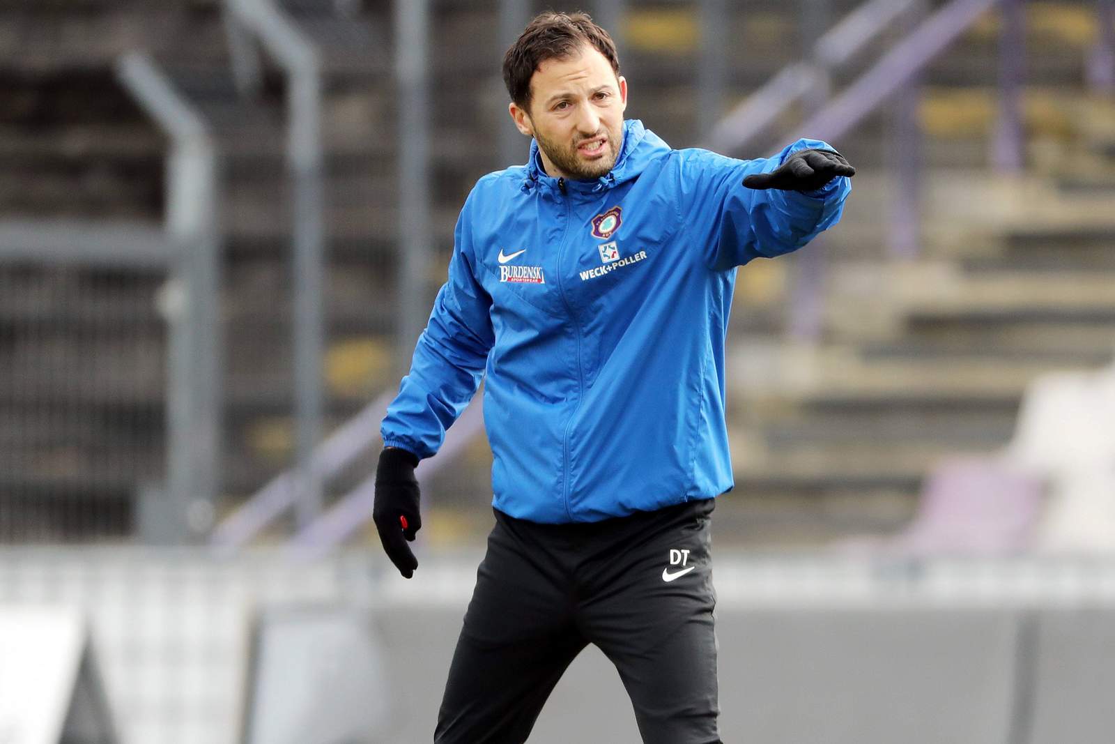 Domenico Tedesco ist seit Anfang März Trainer von Erzgebirge Aue.