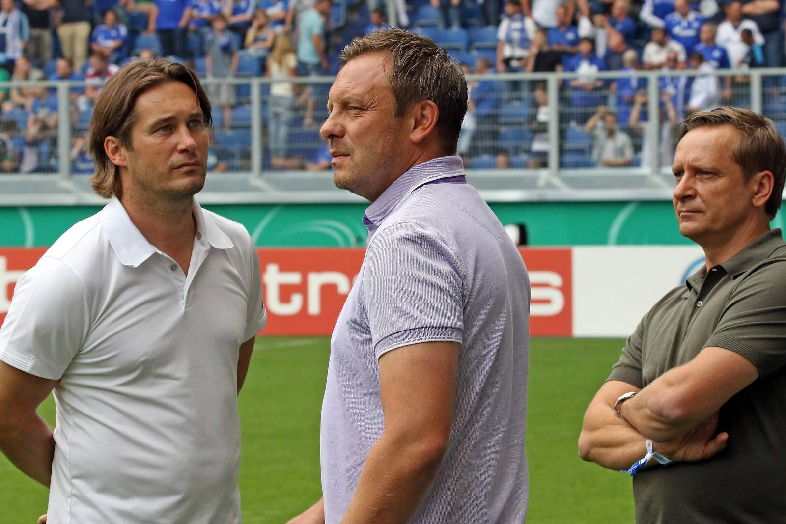zuber breitenreiter heldt hannover 2.bundesliga Gerhard Zuber, Andre Breitenreiter und Horst Heldt
