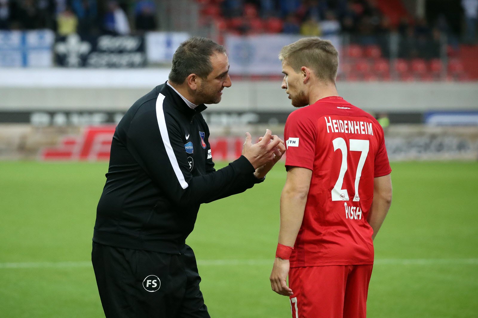 Frank Schmidt, Kolja Pusch, 1. FC Heidenheim, 2. Bundesliga Frank Schmidt, Kolja Pusch