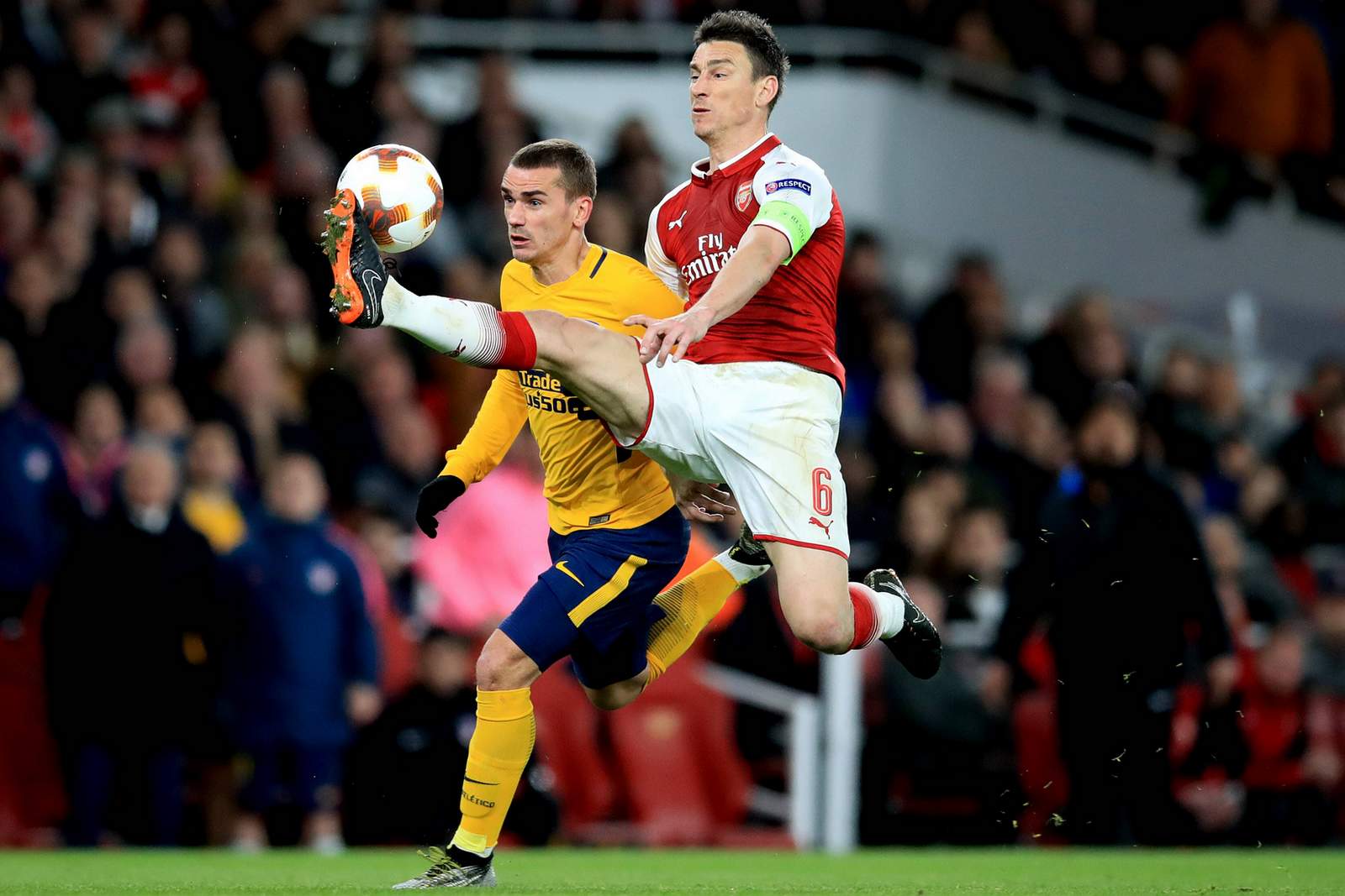 griezmann atletico koscielny arsenal europa league Setzt sich Griezmann wieder gegen Koscielny durch? Jetzt auf Atletico gegen Arsenal wetten