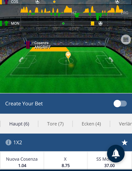 Livewetten bei sunmaker