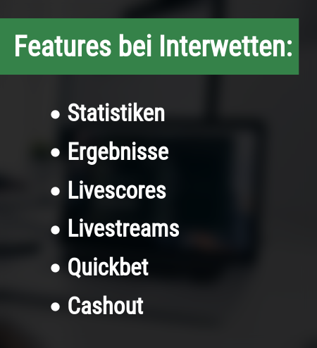 Features bei Interwetten