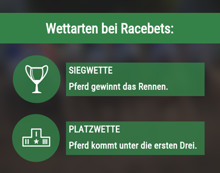 Wettarten bei Racebets.