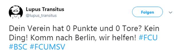 tweet zu fc union berlin vs msv duisburg