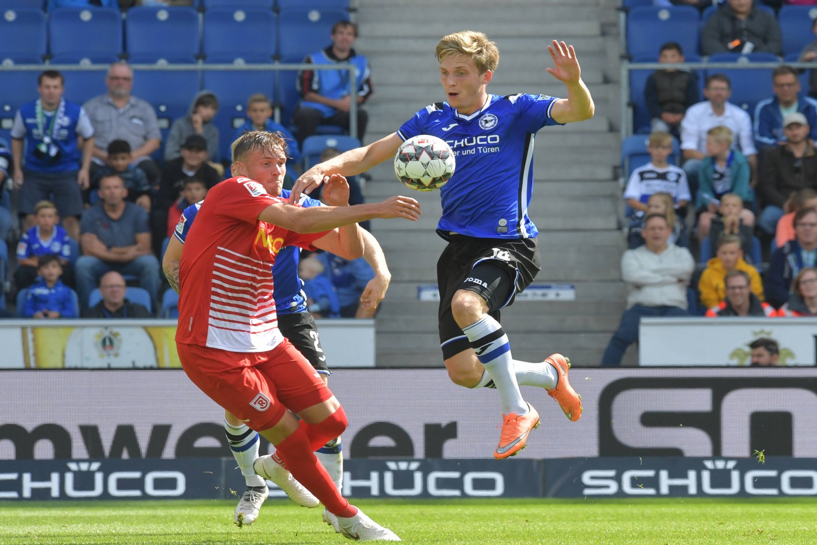 Bisher verpasste Joan Edmundsson keine Minute für Bielefeld in der 2. Liga.
