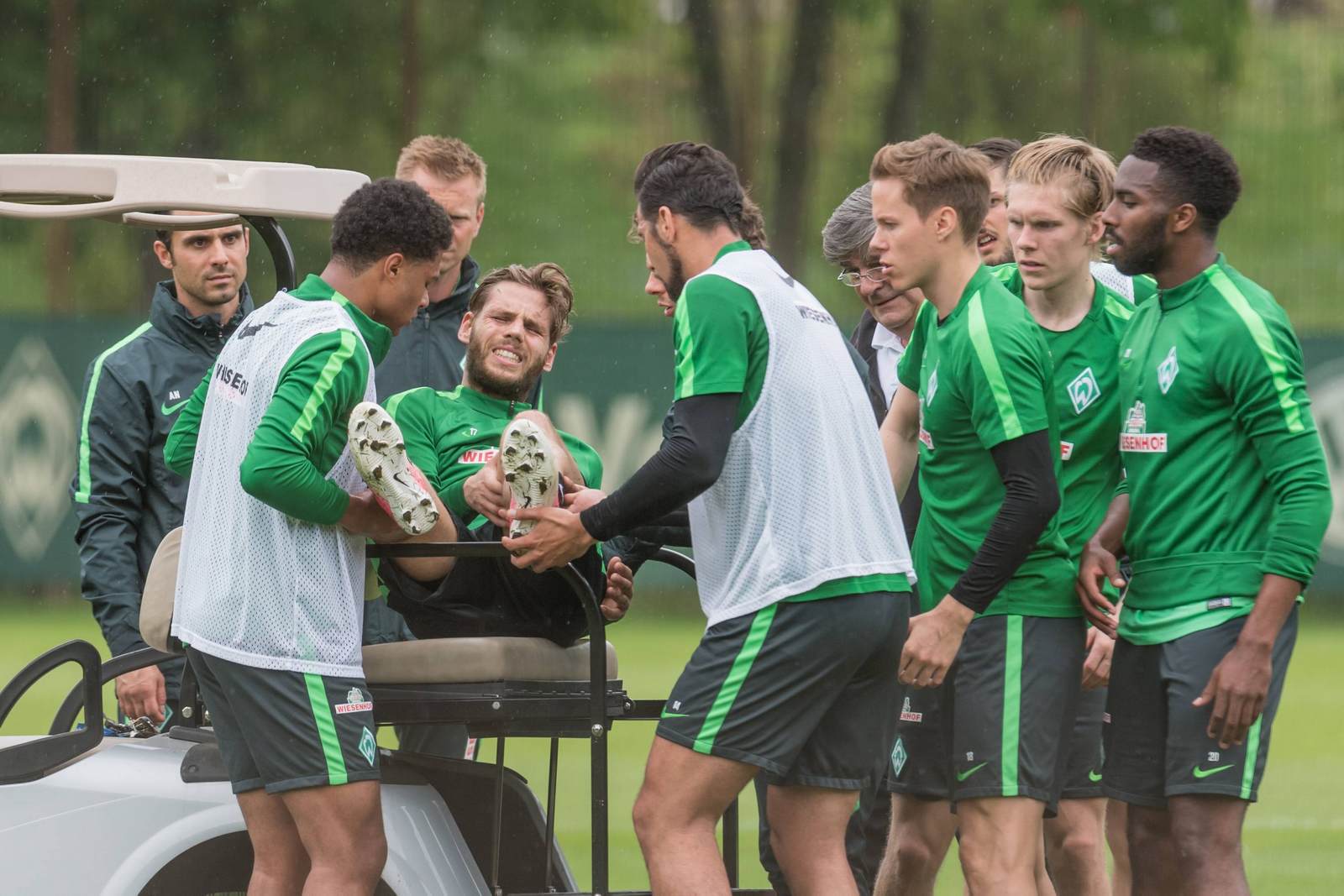 justin eilers, werder bremen, training Justin Eilers im Training des SV Werder Bremen