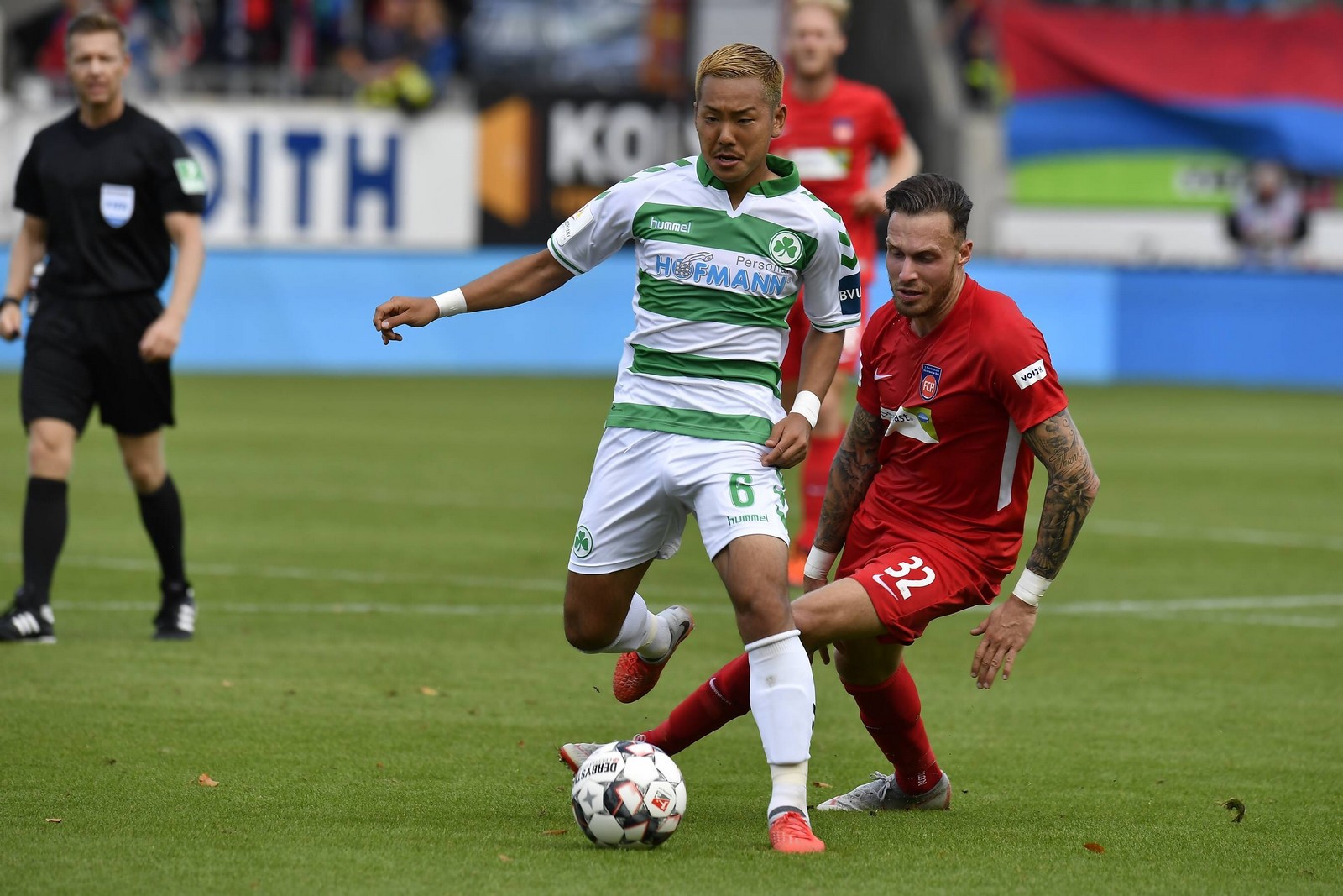 2. liga, greuther fürth, yosuke ideguchi Yosuke Ideguchi absolvierte bisher vier Spiele für das Kleeblatt.
