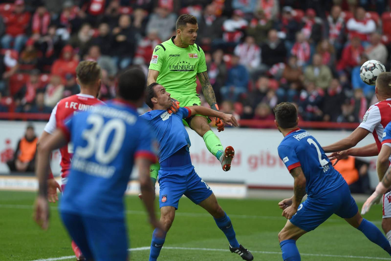 rafal gikiewicz, union berlin, 1 fc heidenheim, 2. bundesliga Rafal Gikiewicz gegen den 1. FC Heidenheim