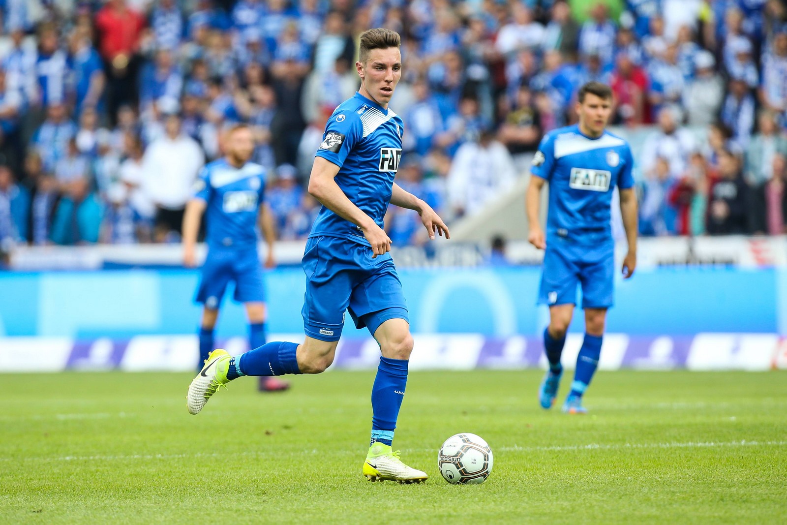 2. bundesliga, 1. fc magdeburg, florian kath, Florian Kath im Spiel gegen die Sportfreunde Lotte.