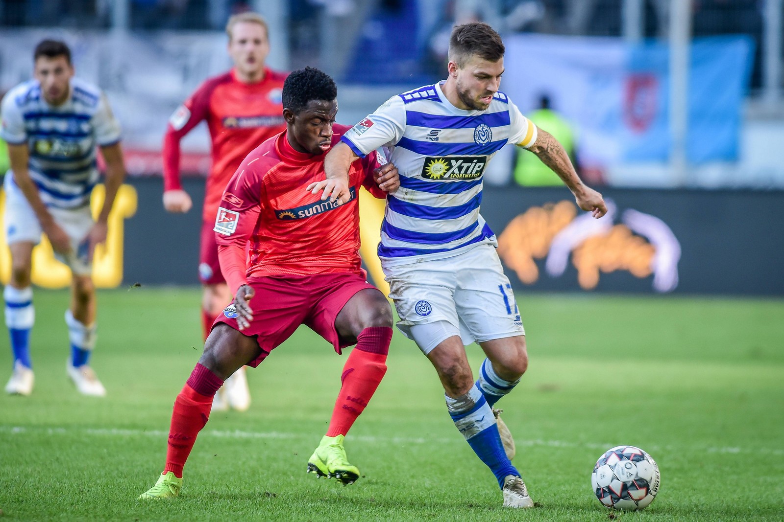 2. bundesliga, msv duisburg, kevin wolze Bislang verpasste Kevin Wolze keine einzige Minute in der Liga.