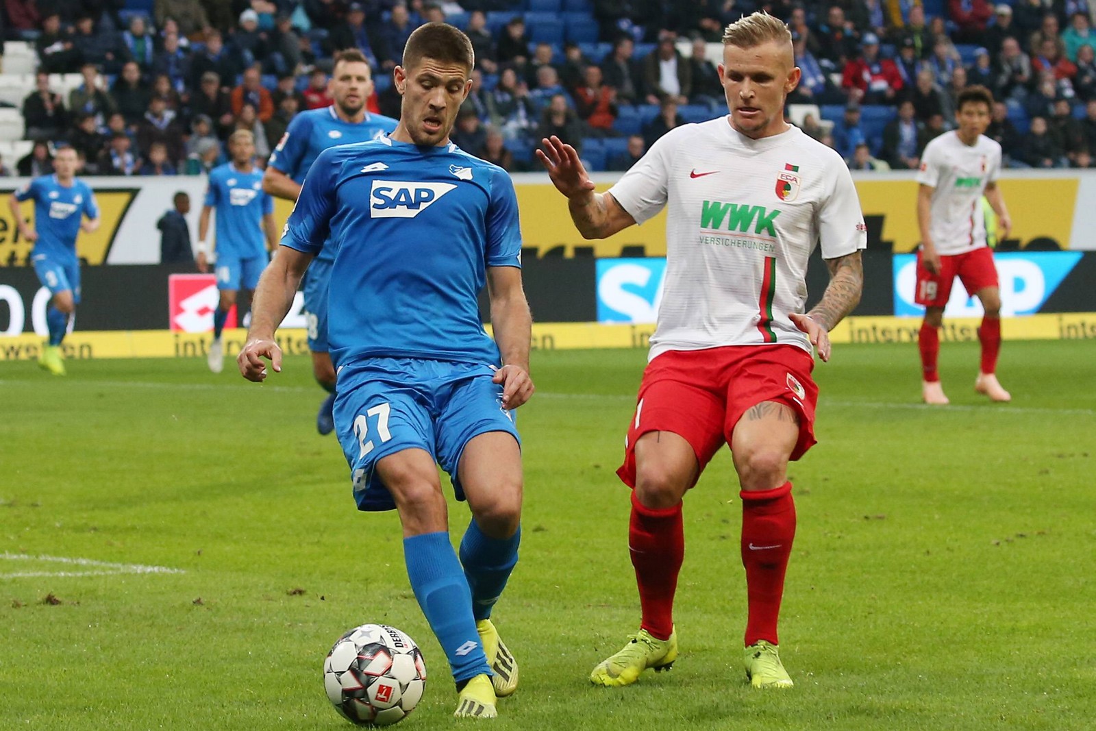 Kann Andrej Kramaric Hoffenheim noch einmal nach Europa schießen? Jetzt auf Augsburg gegen Hoffenheim wetten! 