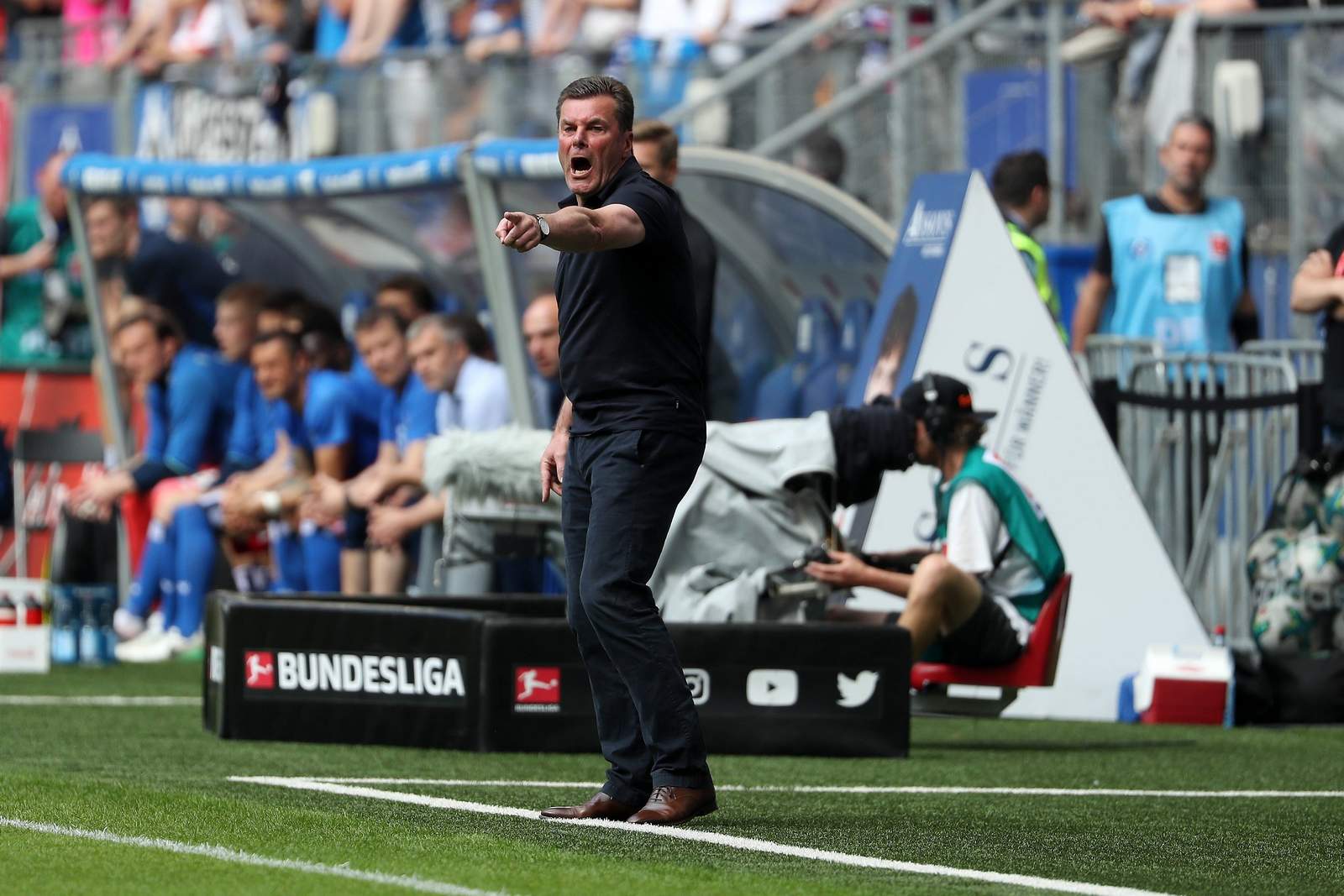 Dieter Hecking, HSV, 2. Bundesliga Dieter Hecking vom HSV