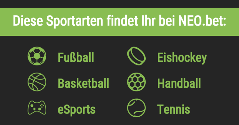 Sportarten bei Neo.bet