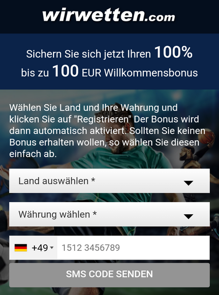 Wirwetten Bonus