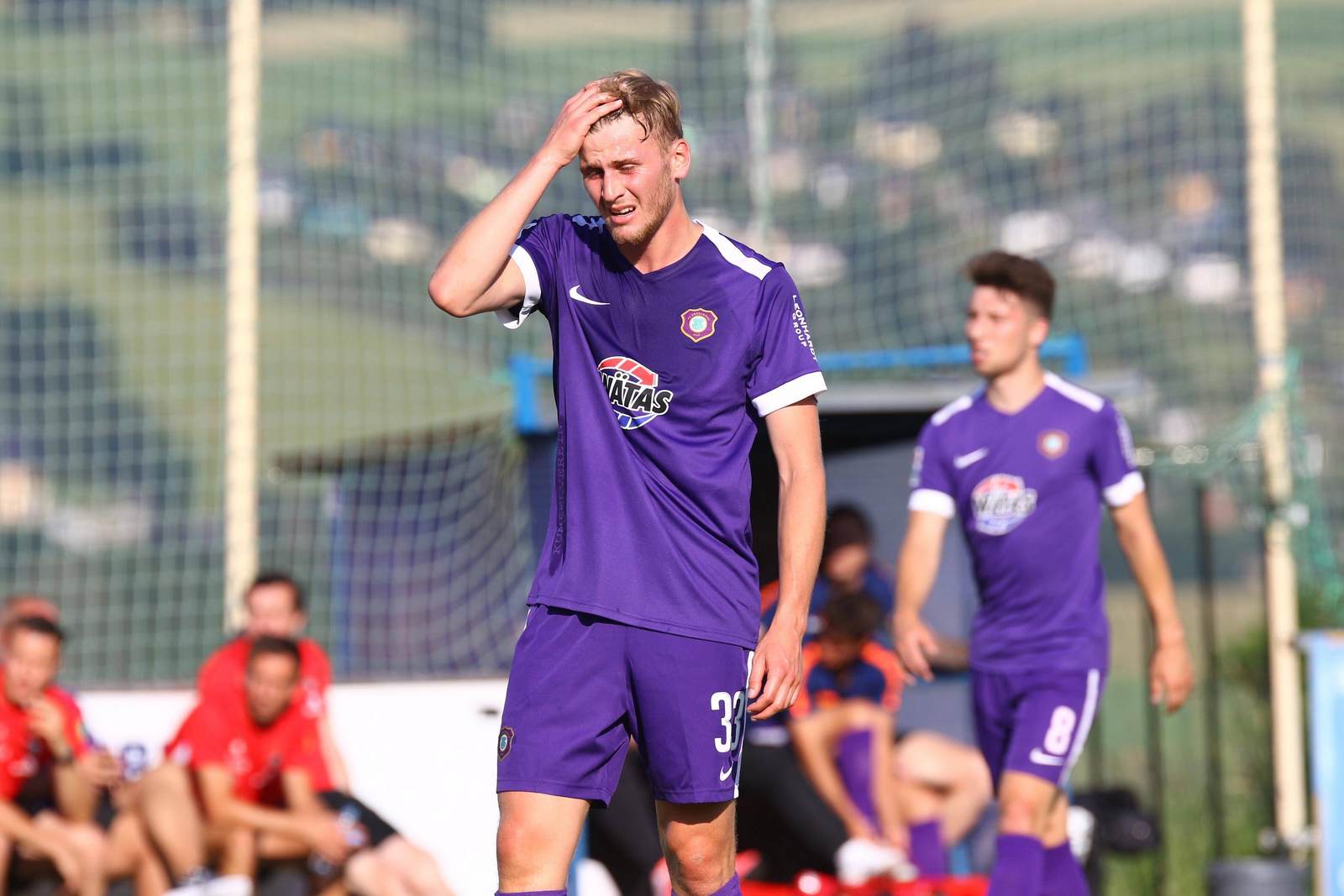 christoph daferner, erzgebirge aue, testspiel Christoph Daferner im Trikot des FC Erzgebirge Aue