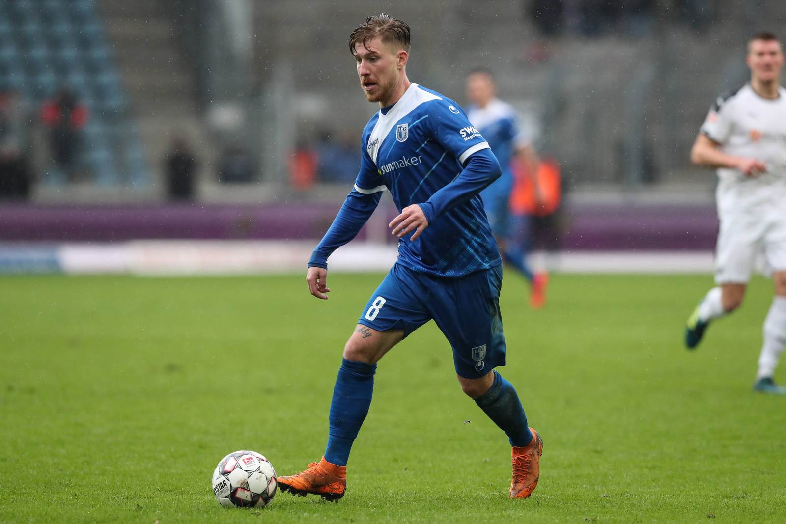 philip türpitz, 1 fc magdeburg, 2. bundesliga Philip Türpitz am Ball für den 1. FC Magdeburg