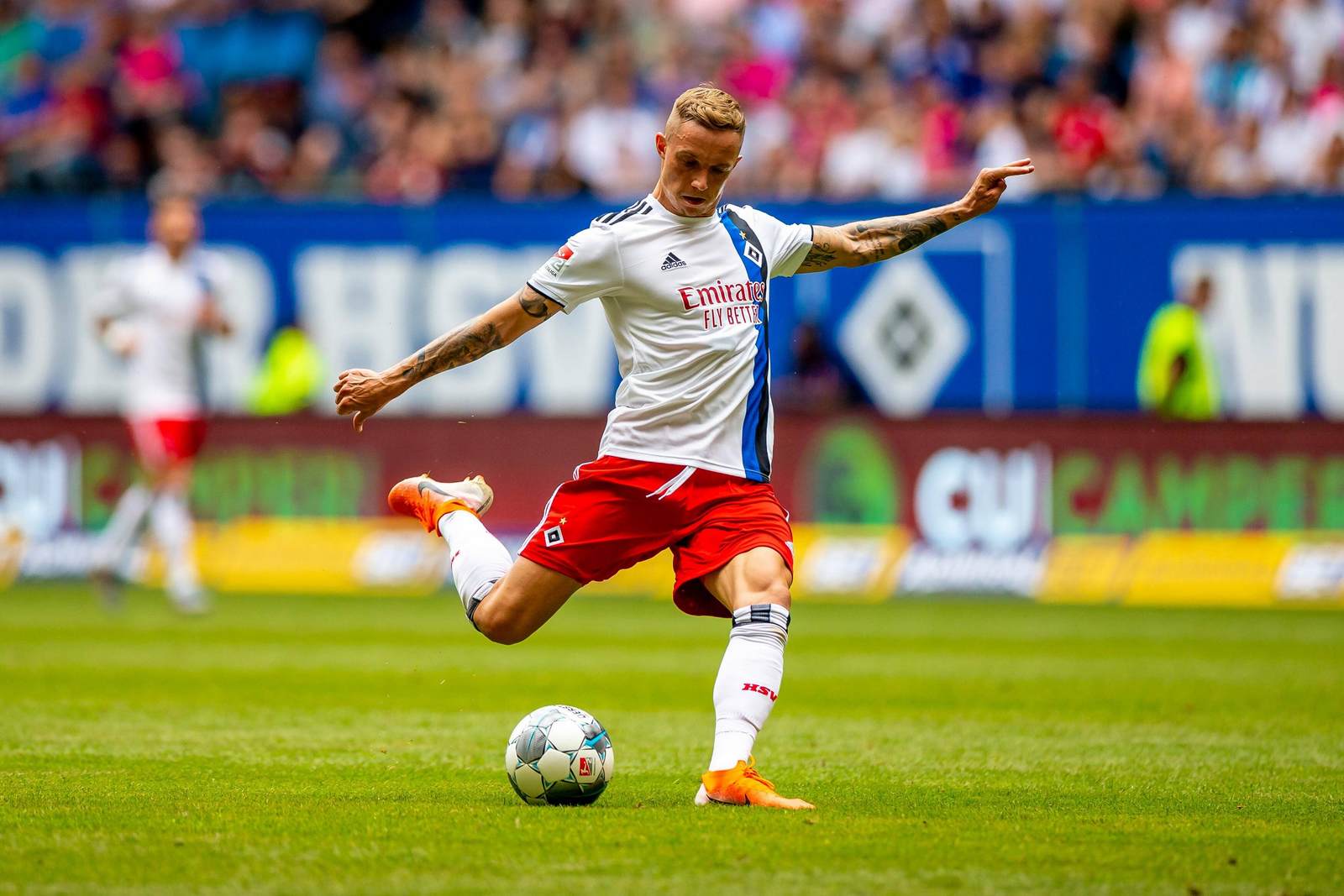 sonny kittel, hsv, 2. bundesliga Sonny Kittel beim Torschuss