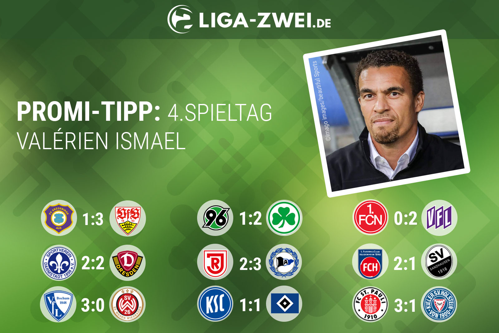 Valerien Ismael beim Promi-Tipp