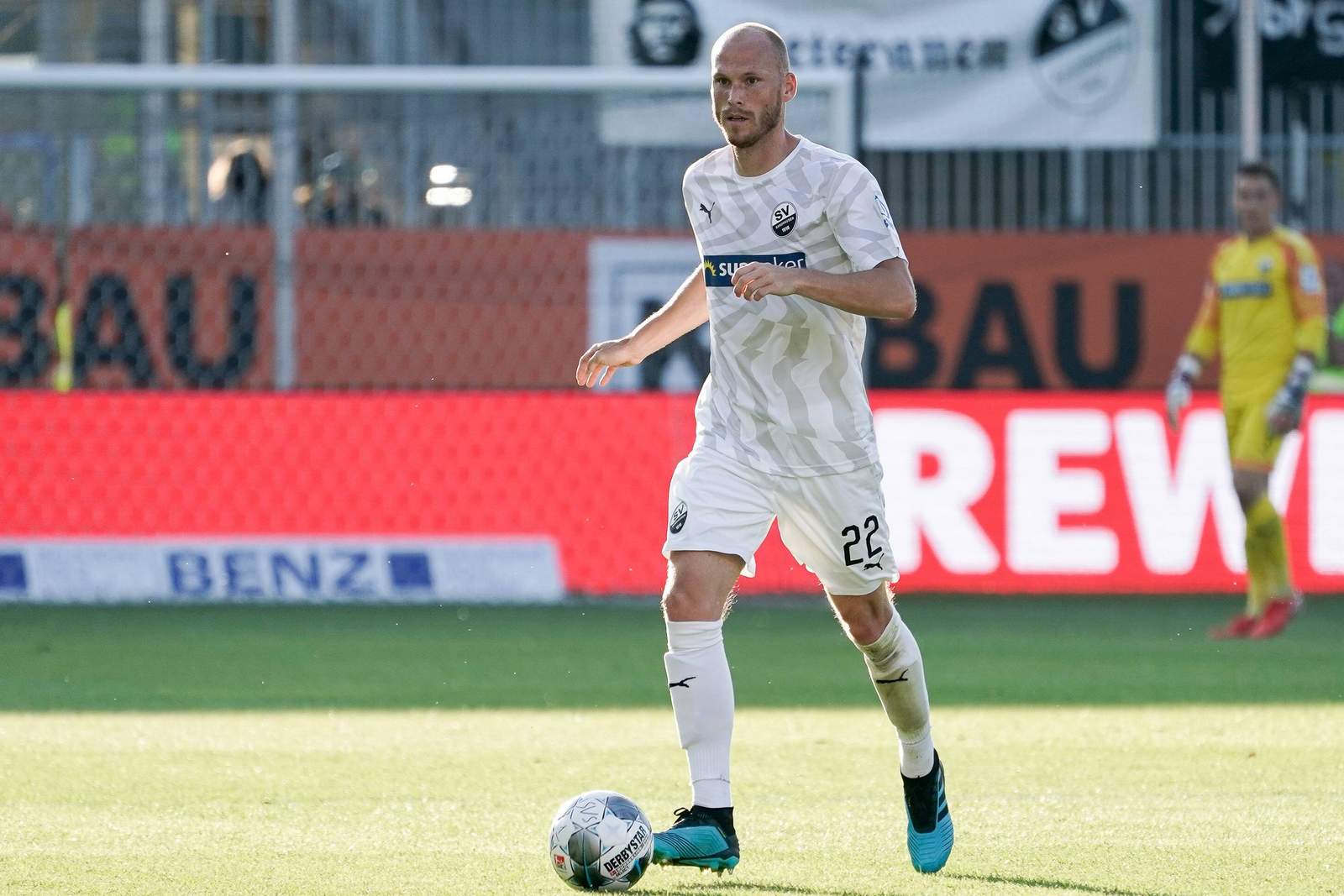 2. bundesliga, sv sandhausen, gerrit nauber Gerrit Nauber im Spiel gegen Darmstadt.