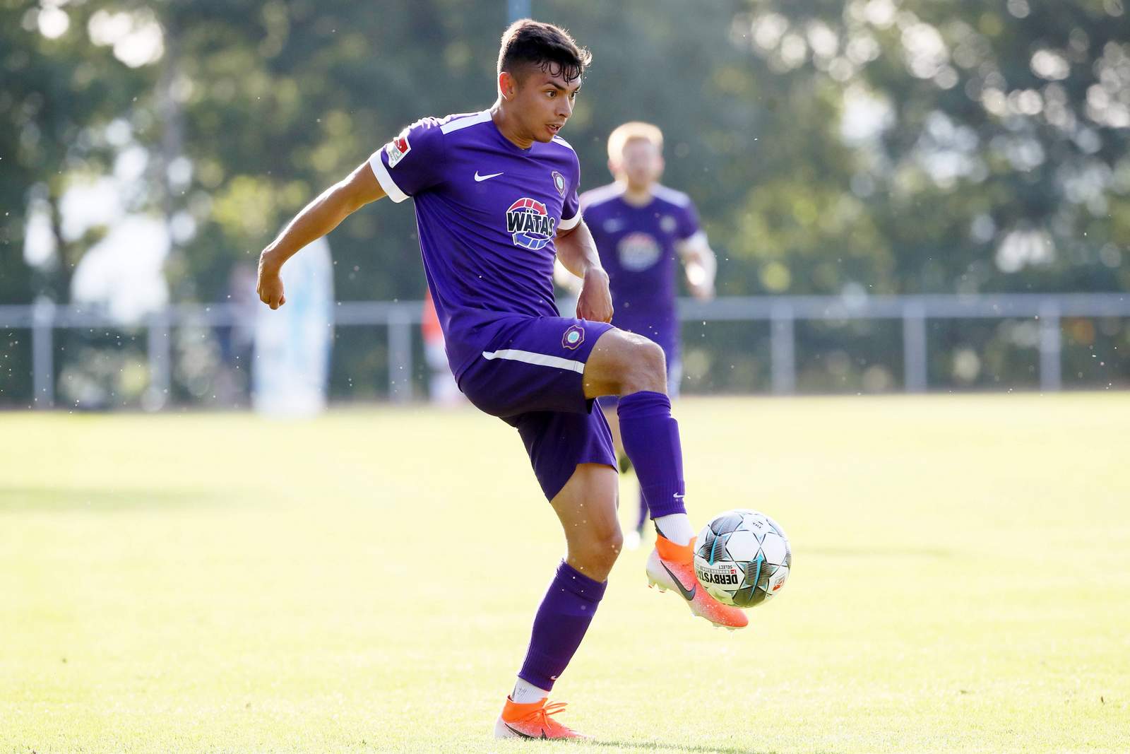 erzgebirge aue, john-patrick strauß John-Patrick Strauß im Testspiel gegen Fredericia Dänemark.