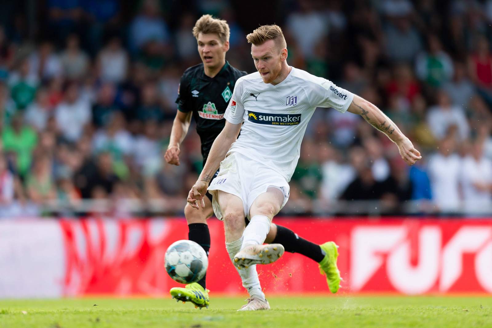 vfl osnabrueck, kevin friesenbichler Kevin Friesenbichler im Test gegen Werder.