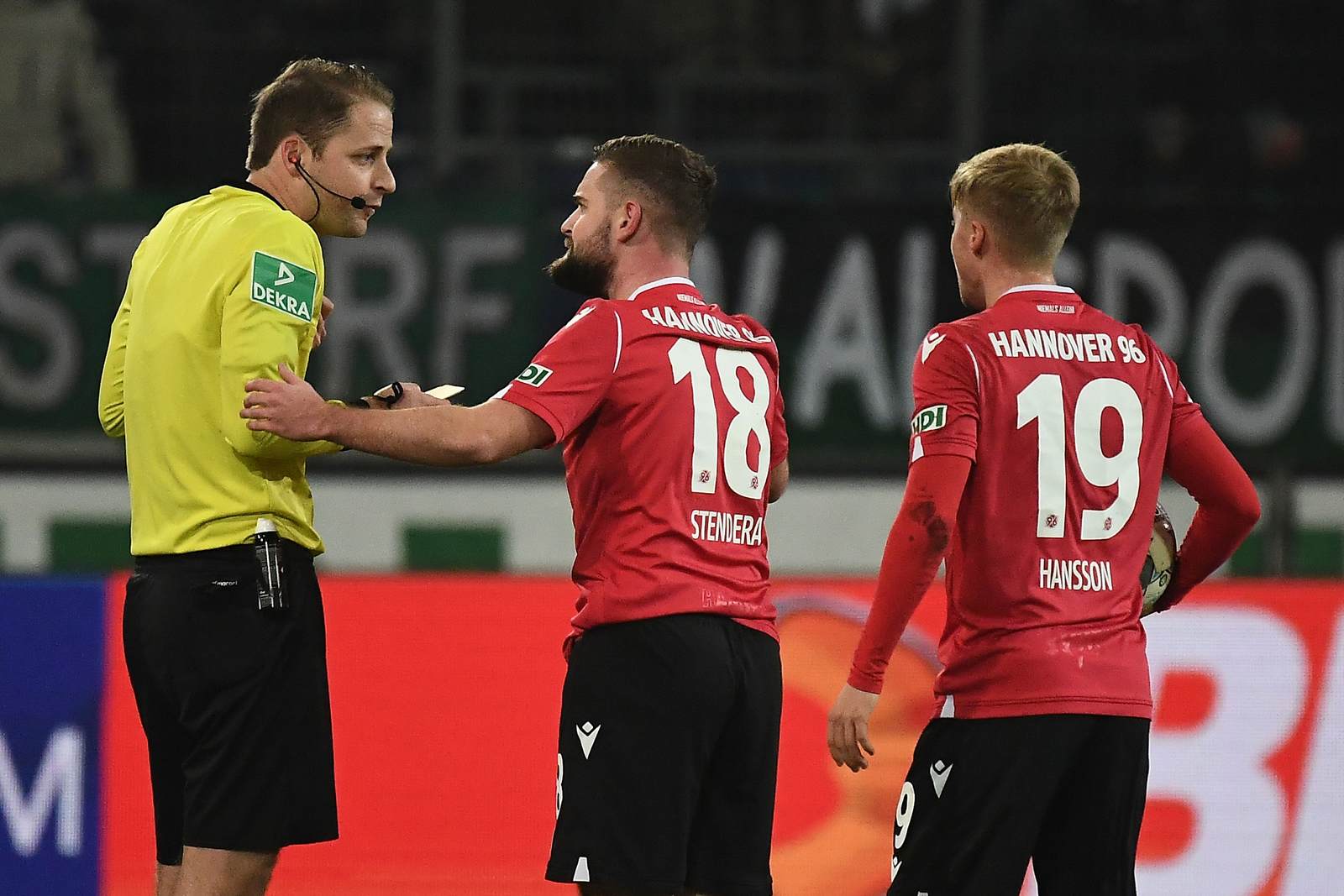 martin thomsen, marc stendera, emil hansson, hannover 96, 2. bundesliga Dr Martin Thomsen und Marc Stendera