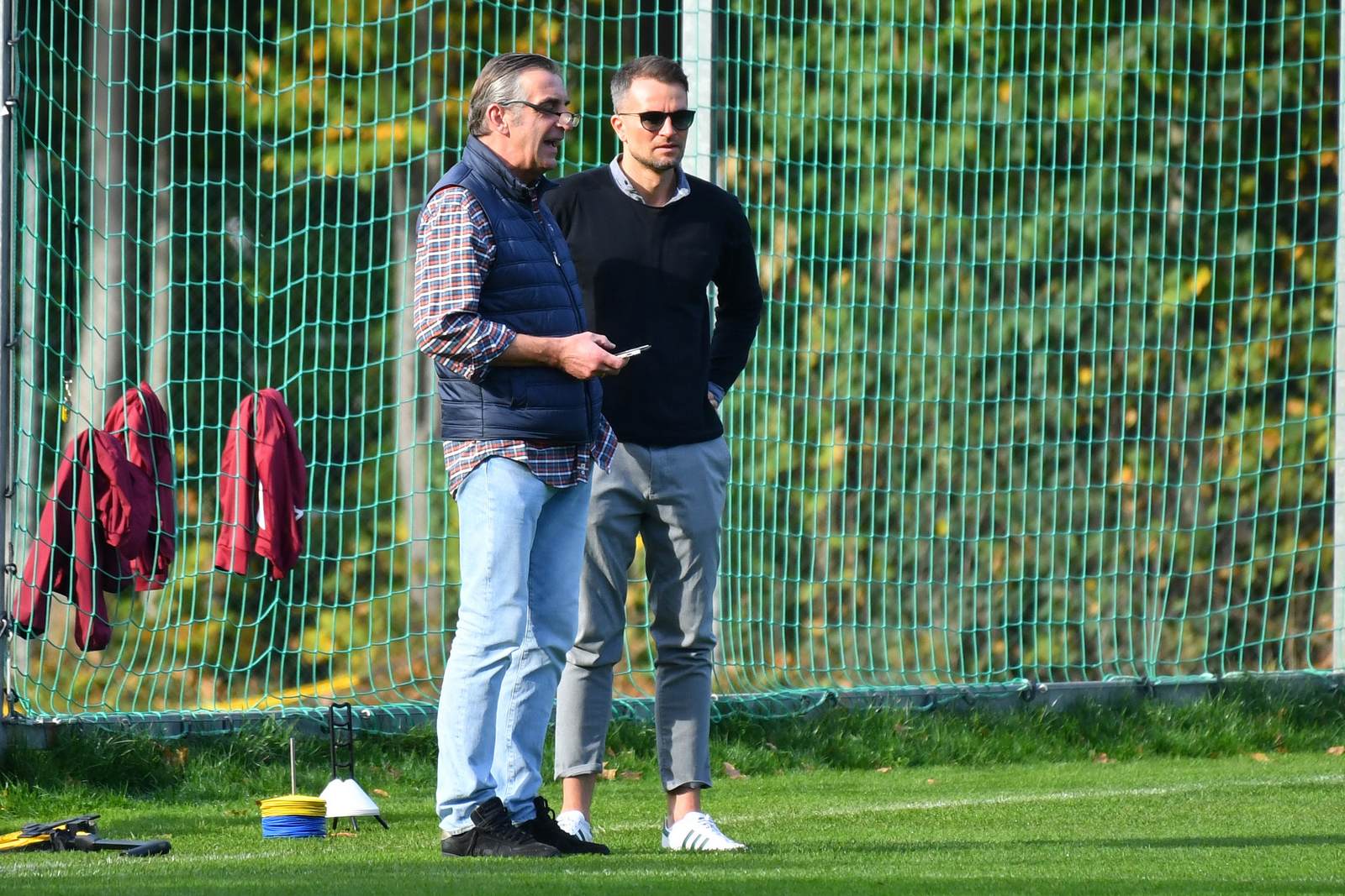 ralf minge, kristian walter, 2. bundesliga, dynamo dresden Ralf Minge mit Kristian Walter
