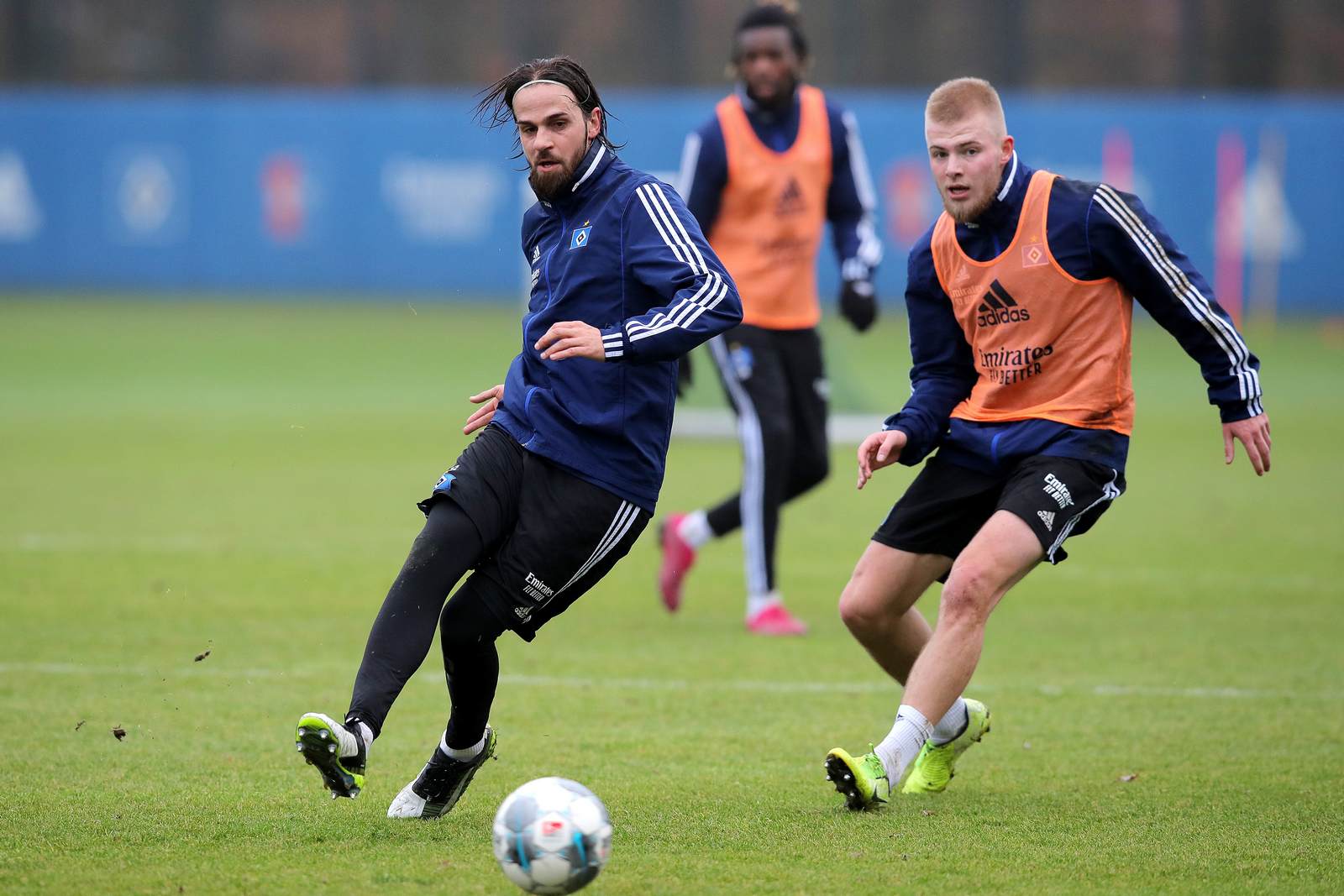 martin harnik, hsv, 2. bundesliga Martin Harnik und Rick van Drongelen im HSV Training