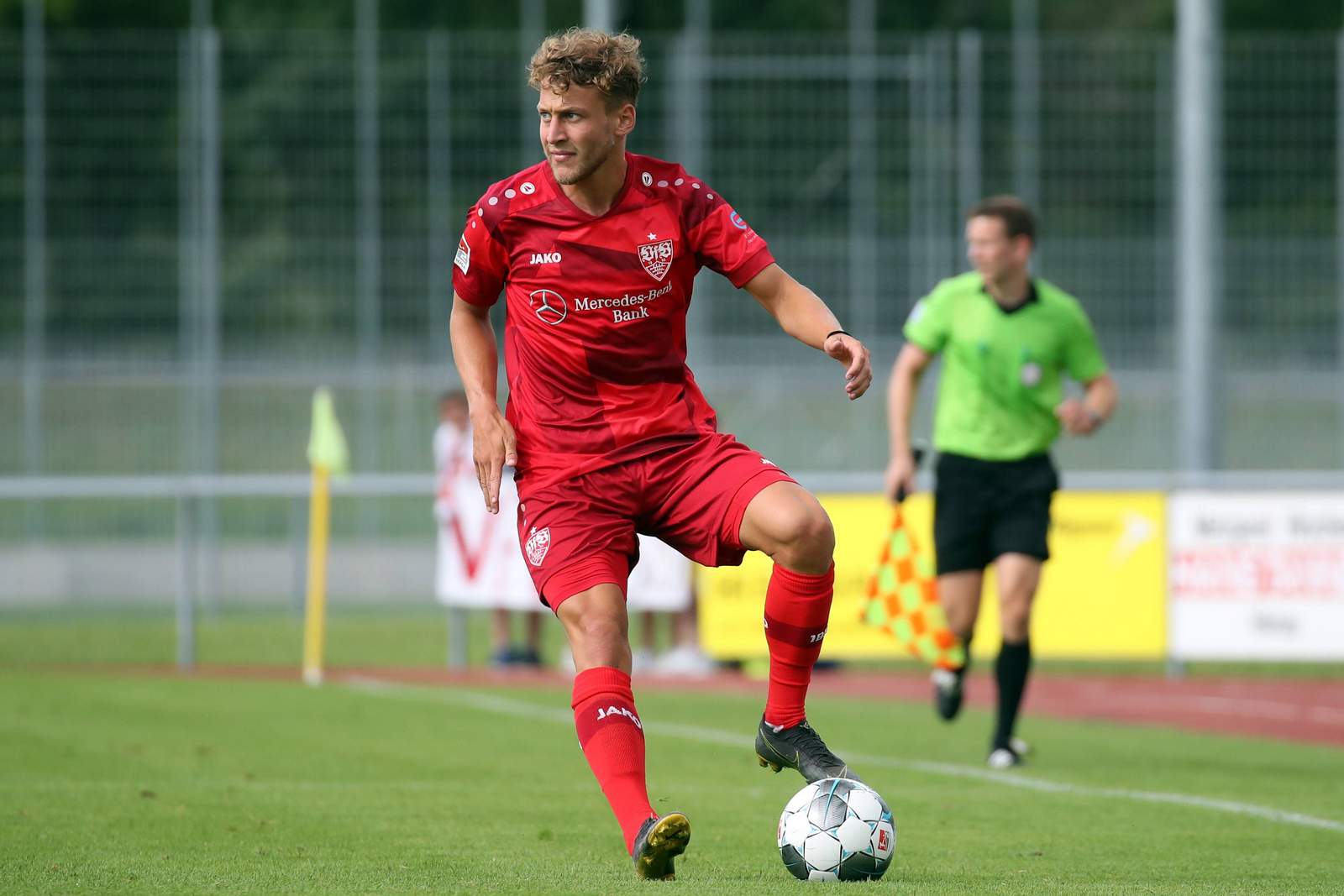 vfb stuttgart, david grözinger David Grözinger im Test gegen Zürich.