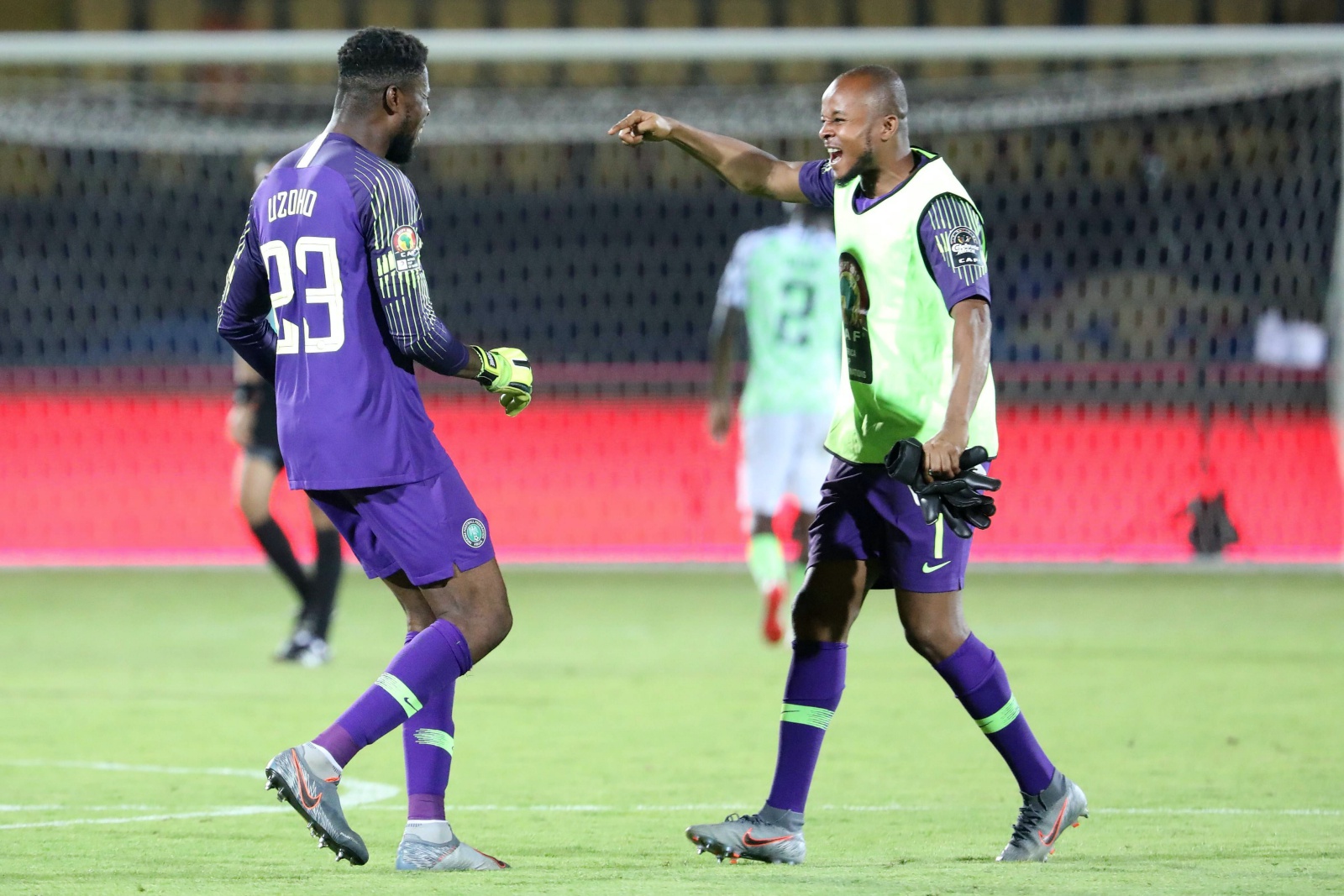 ikechukwu ezenwa, nigeria Ikechukwu Ezenwa bei der Nationalmannschaft Nigerias