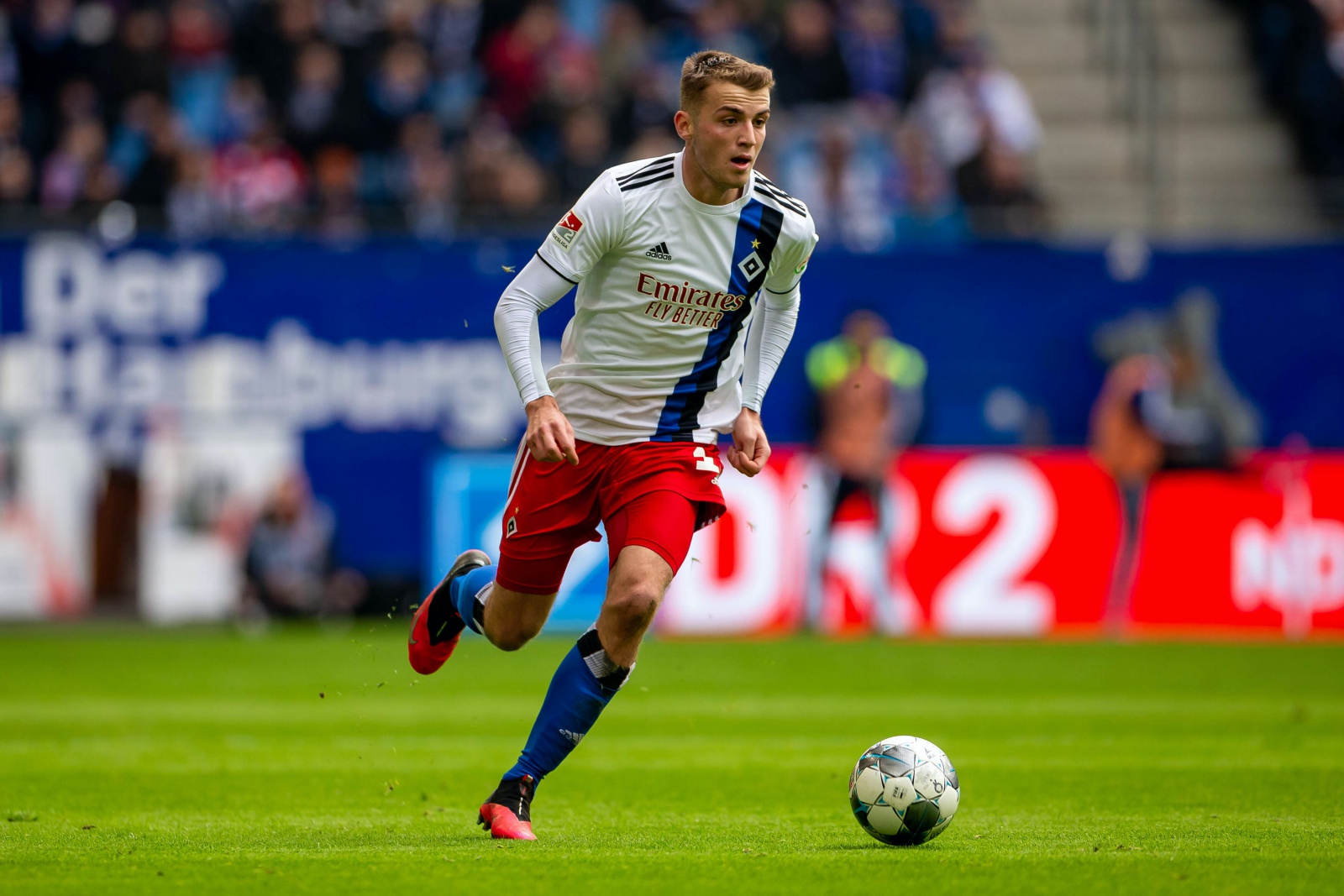 jordan Beyer, hsv, 2. bundesliga Jordan Beyer beim HSV