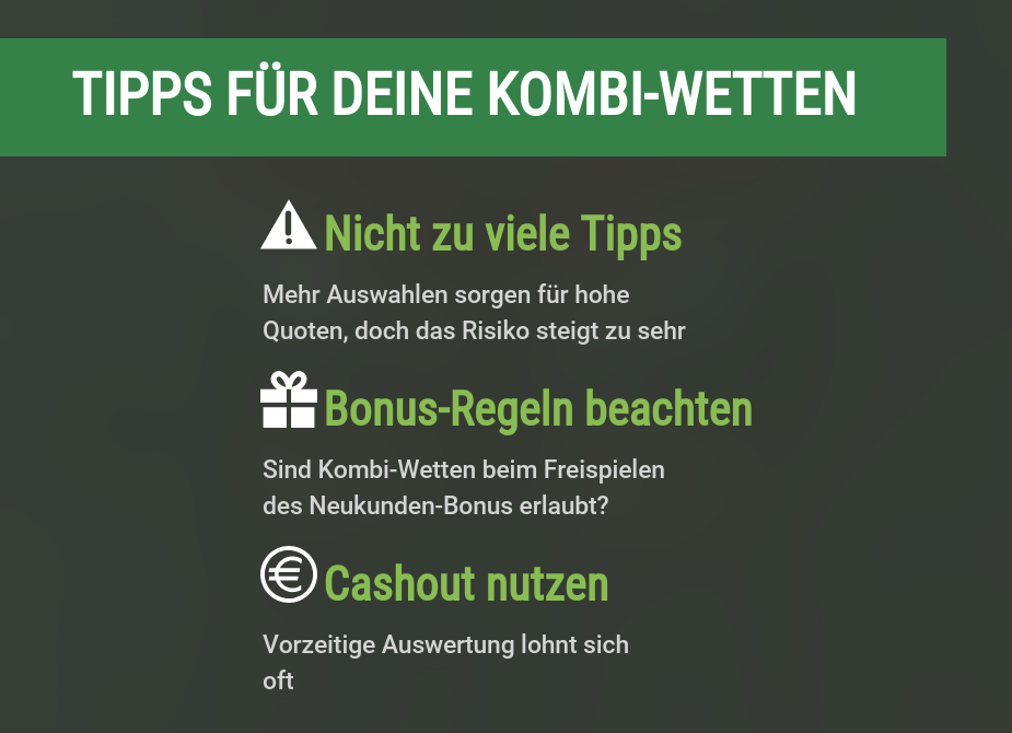 Tipps für Kombiwetten