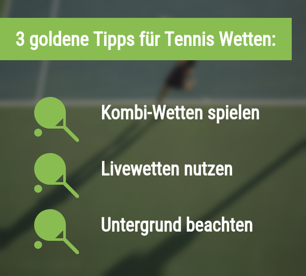 Tipps für Tennis Wetten