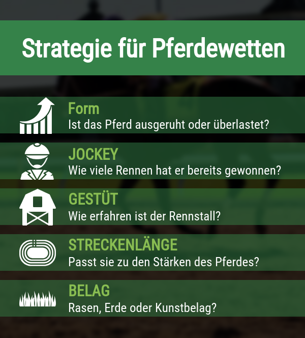 Strategie für Pferdewetten