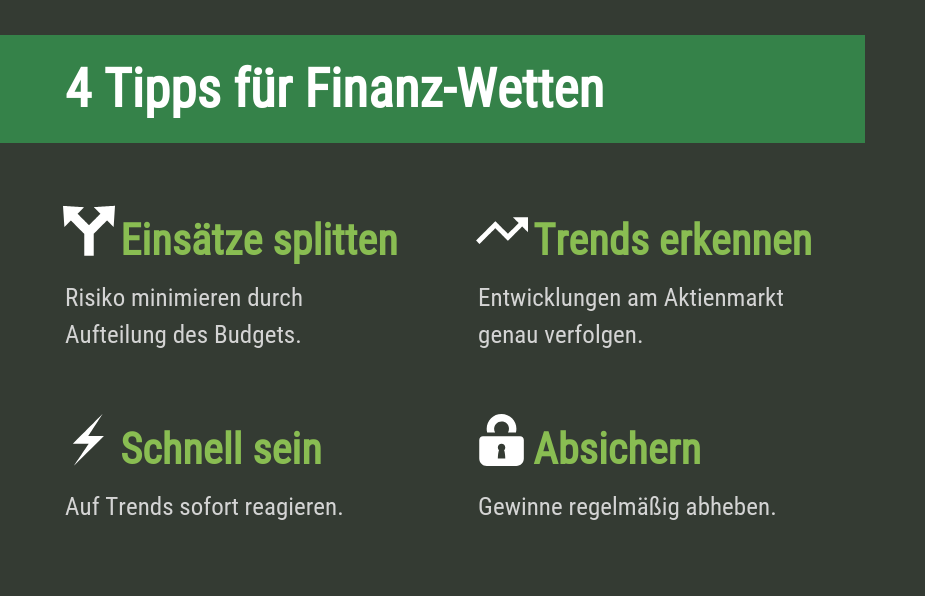 Tipps für Finanzwetten