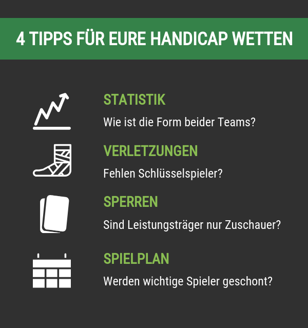 Tipps für Handicap Wetten