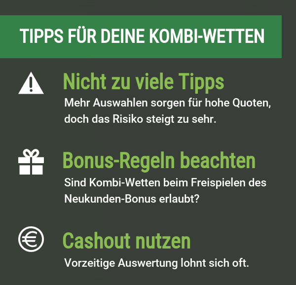 Tipps für Kombiwetten