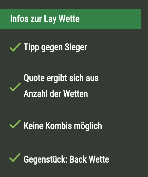 Infos zur Lay Wette