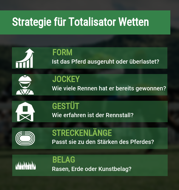 Totalisator Wetten Strategie