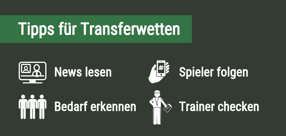 Tipps für Transferwetten