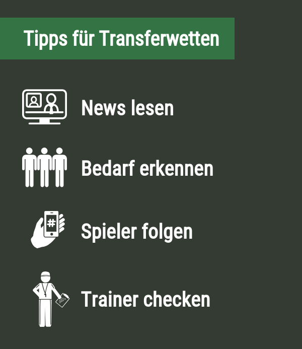 Tipps für Transferwetten