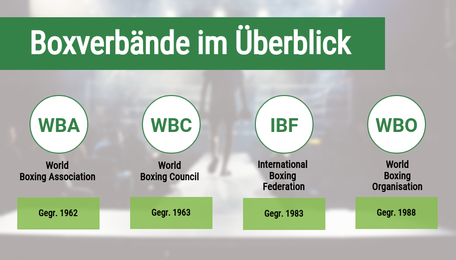 Boxverbände im Überblick