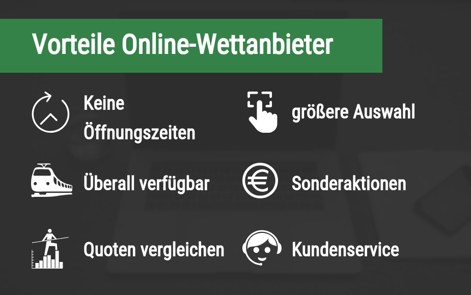 Vorteile Online Wettanbieter