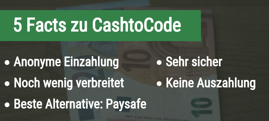 5 Fakten zu Cash-to-code